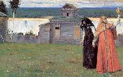 Nesterov, Mikhail In Small and Secluded Convents USA oil painting artist